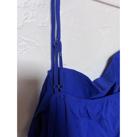 Wild Fable Royal Blue Ruched Spaghetti Strap Bodycon Dress Plus Size 3X - Picture 5 of 5